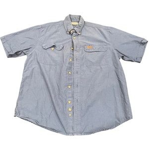 Carhartt Short Sleeve Button up Size Medium